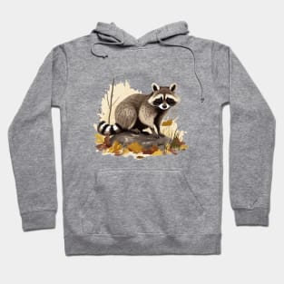 Cute Raccoon Lovers Hoodie